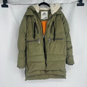 OLAY Women's Olive Green Puffer Coat